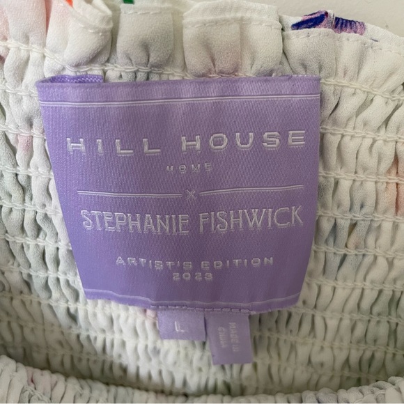 Sz Large Hill House Anjuli Dress in Crepe Artist Edition Print 2023 - Picture 4 of 5